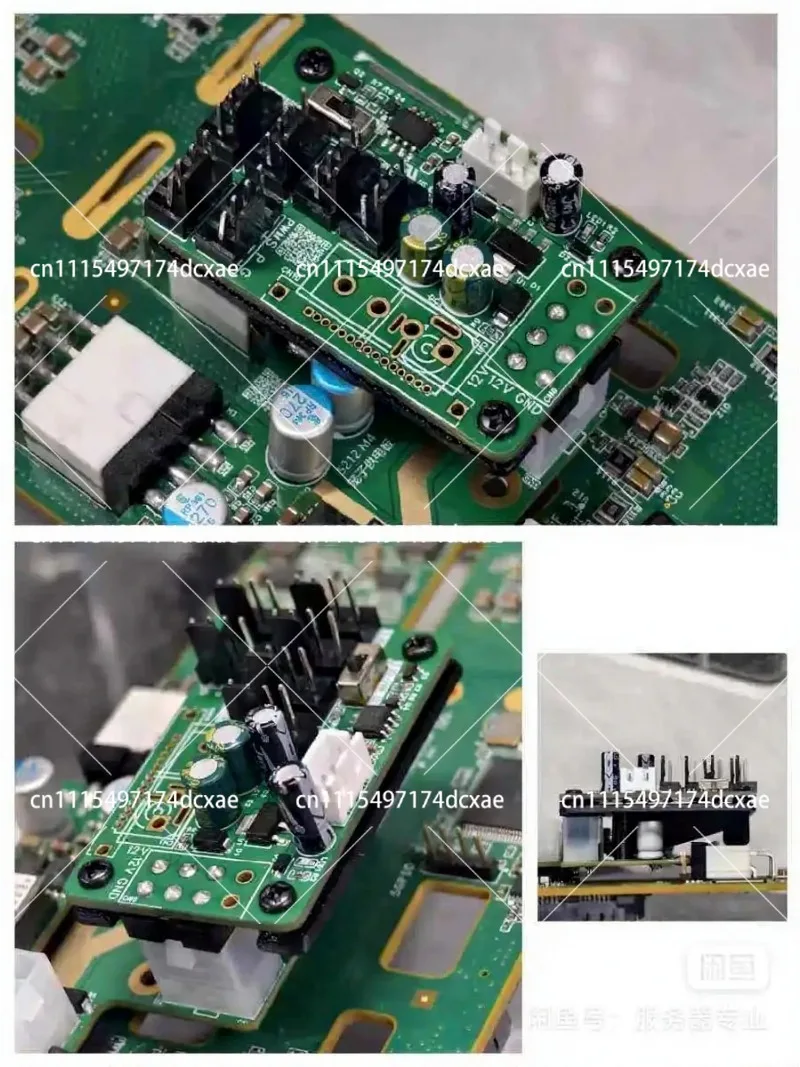 PCIe 6Pin 8Pin Graphics Card Power Adapter Cable, GPU Power Supply Step-Down Module for Mining Rig