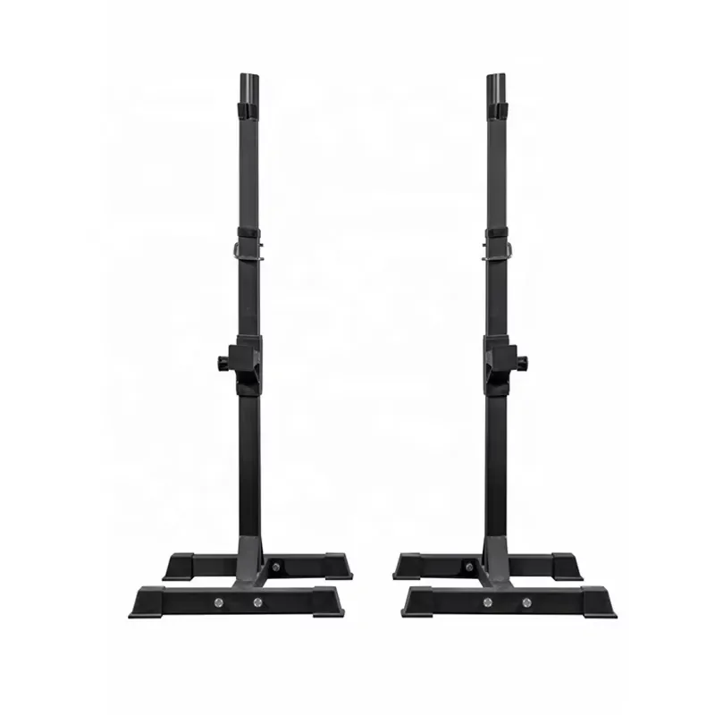 Adjustable Squat Stand Heavy Duty Semi Folding Barbell Dumbbell Rack with Weight Bench Press Home Gym Strength Training