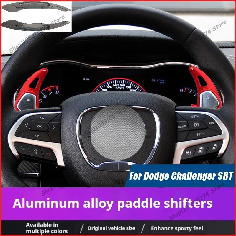 Suitable for Dodge Challenger SRT Paddle Shifters, JEEP Grand Cherokee, Dodge Charger Steering Wheel Paddles, Auto Accessories