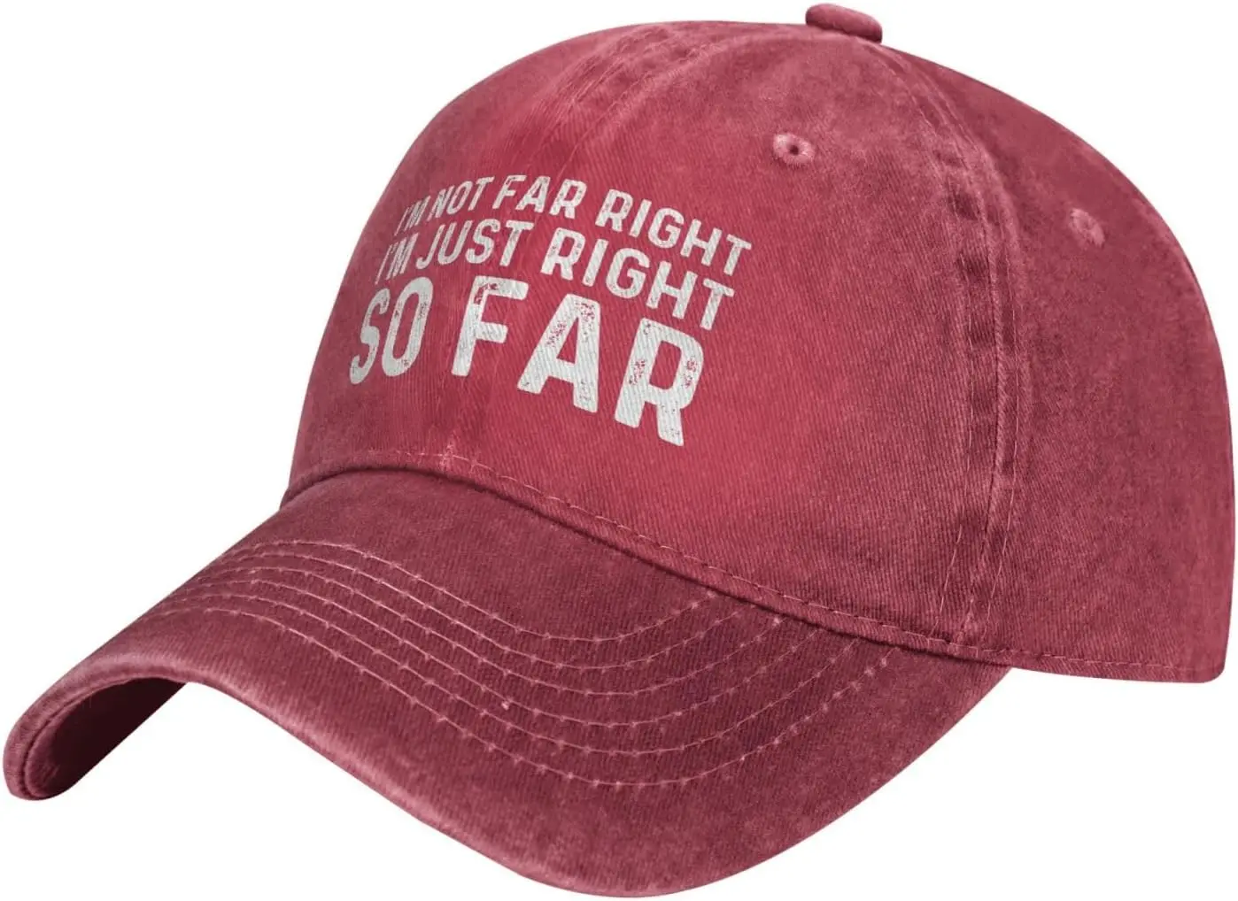 I'm Not Far Rights I'm Just Rights So Far Hat Women Baseball Hats Cool Cap