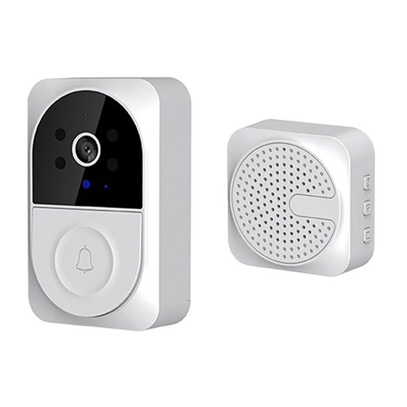 

Smart Wireless Remote Video Doorbell With Chime Home Intercom HD Night Vision Wifi Security Doorbell Plastic Smart Doorbell Cam