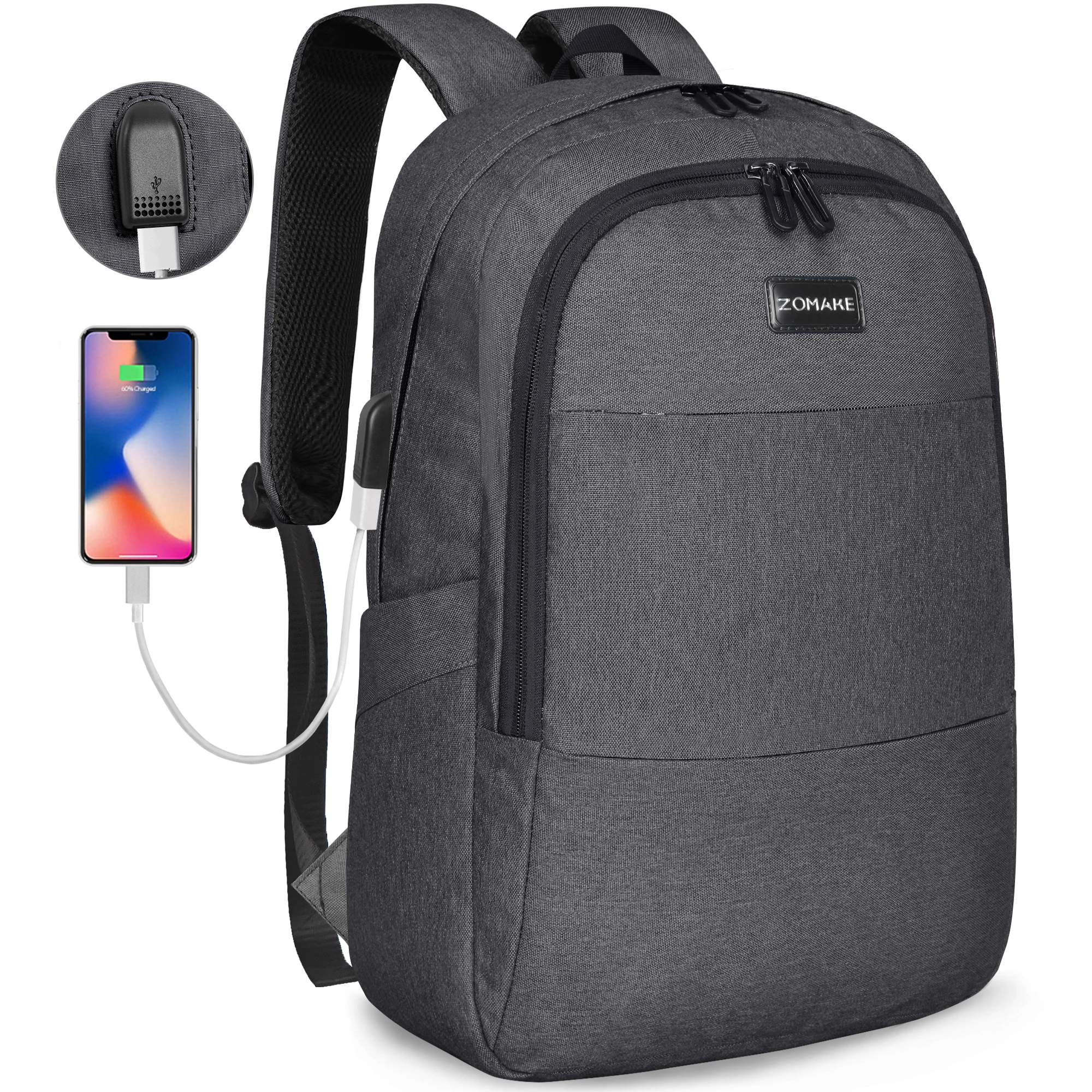 

Men's Backpack 15.6 inch Waterproof Oxford Laptop Backpack Bag Men Anti Theft Bags School Backpack Male Travel Backpack Knapsack