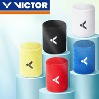 VICTOR Classic Badminton Wristband Sports Fitness Anti-sprain Sweat-absorbent Thickened Wrist Protection for Active Players