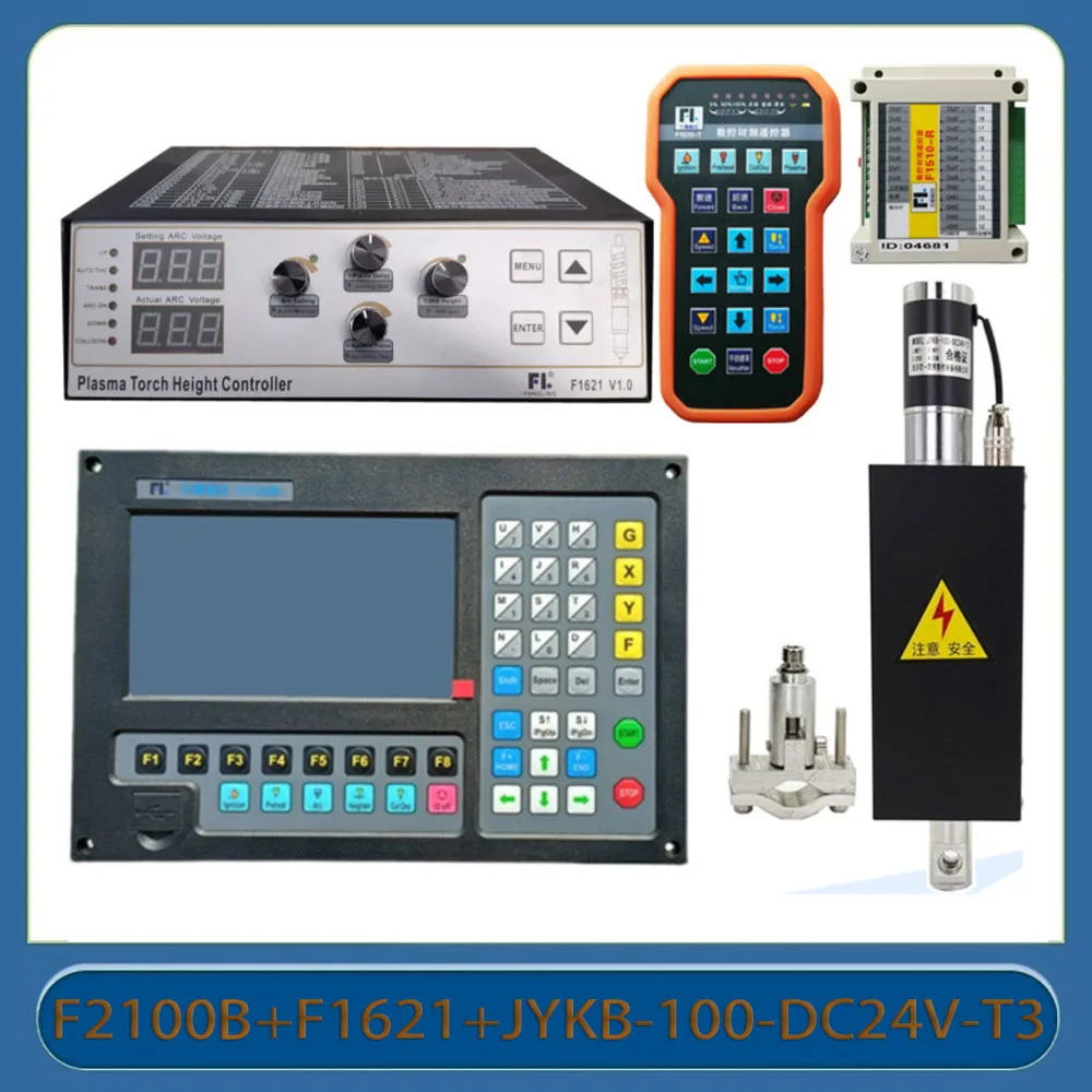 

Plasma 2-axis controller THC elevator kit F2100B+F1621+JYKB-100-DC24V-T3 for plasma cutting machine cutting machine