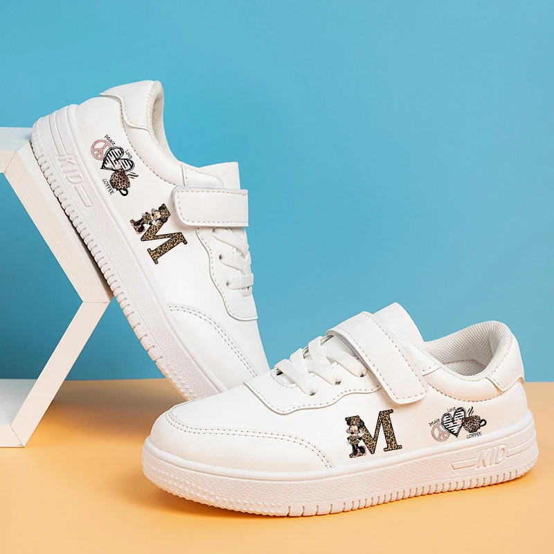 

Disney Minnie Letter A-z Children Casual Shoes Mesh Sneakers Sport Tennis Sneaker Baby Girls Spring Shell White Running Shoes
