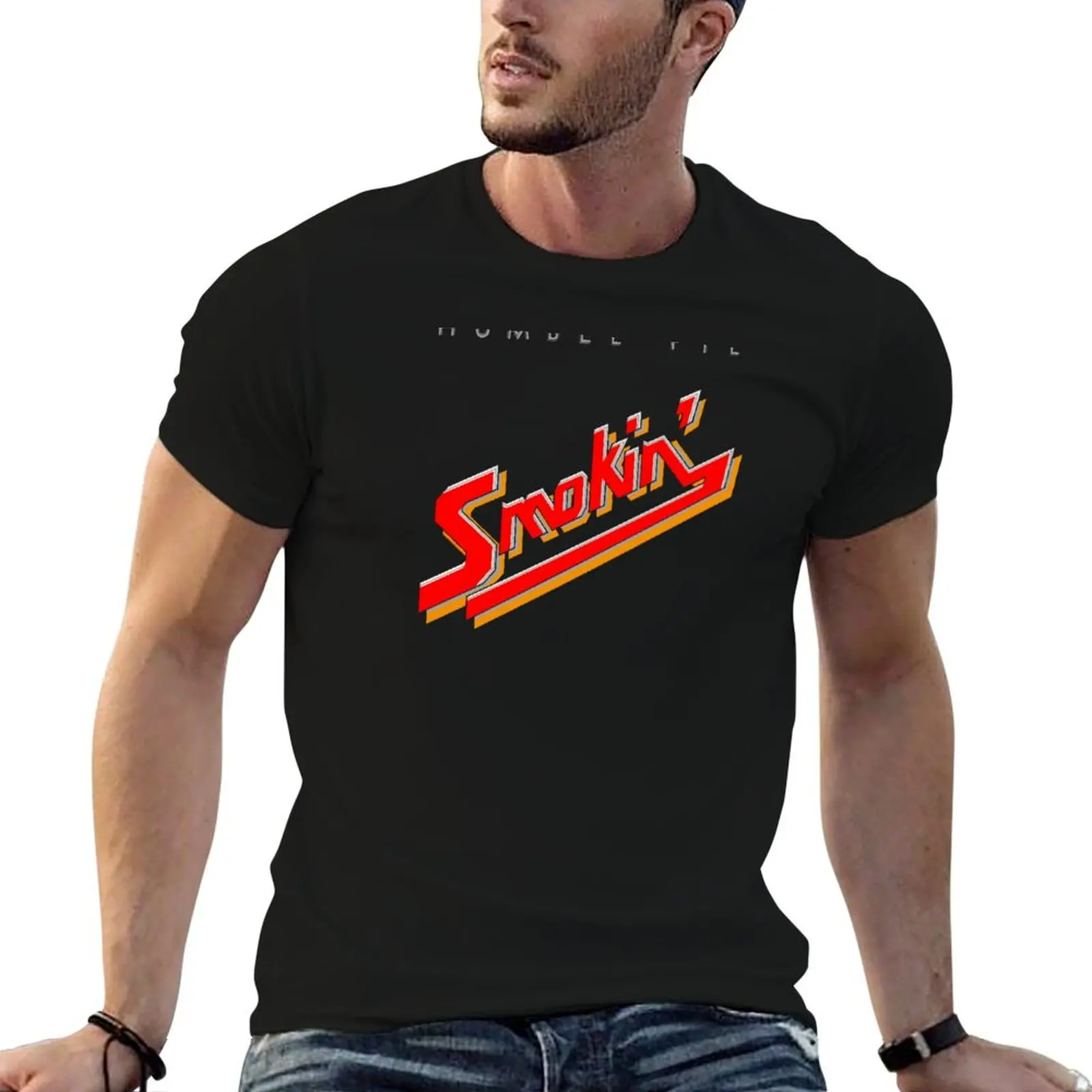 Humble Pie: Smokin’ T-Shirt Basic Regular Fit Casual T-Shirt