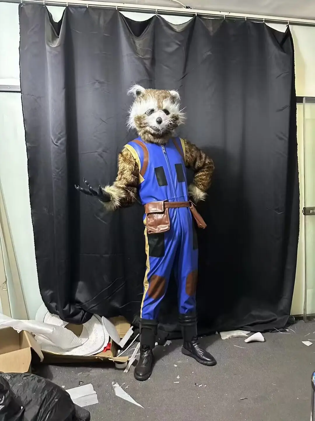 Raccoon Cosplay Costume Animal party Modern show Stage Costume Nightclub Bar festival carnival Outfit