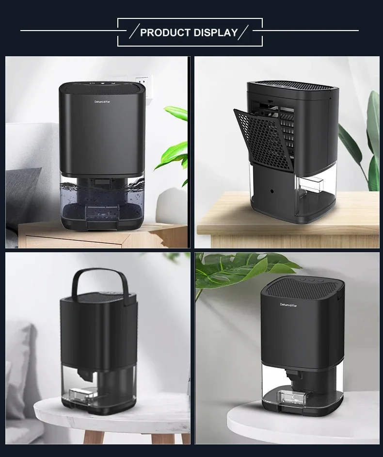 Smart Home Dehumidifier EU/US Plug Portable Mute Moisture Absorbers Air Dryer for Home Room Office Kitchen Deodorizer Dryer