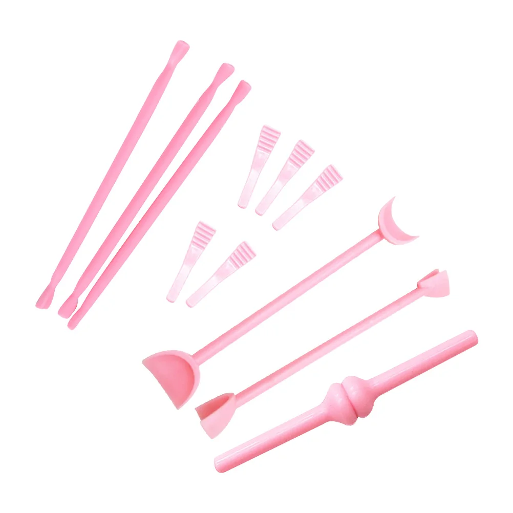 

11 pcs Cake Mold Set Fondant Tools Carving Decoration Kit Clay Dotting Pens for Baking Cake Decorating Polymer Clay Texturing