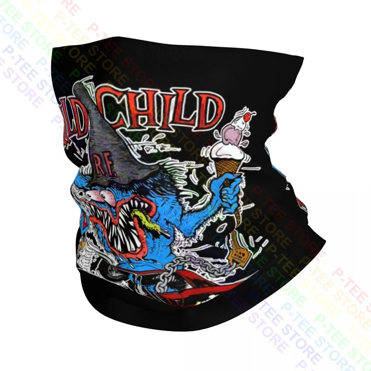 Ratte Fink wildes Kind ed großen Papa Ross Kustom Kulture Hot Rod Hals Gamasche Bandana Schal Gesichts maske Mode