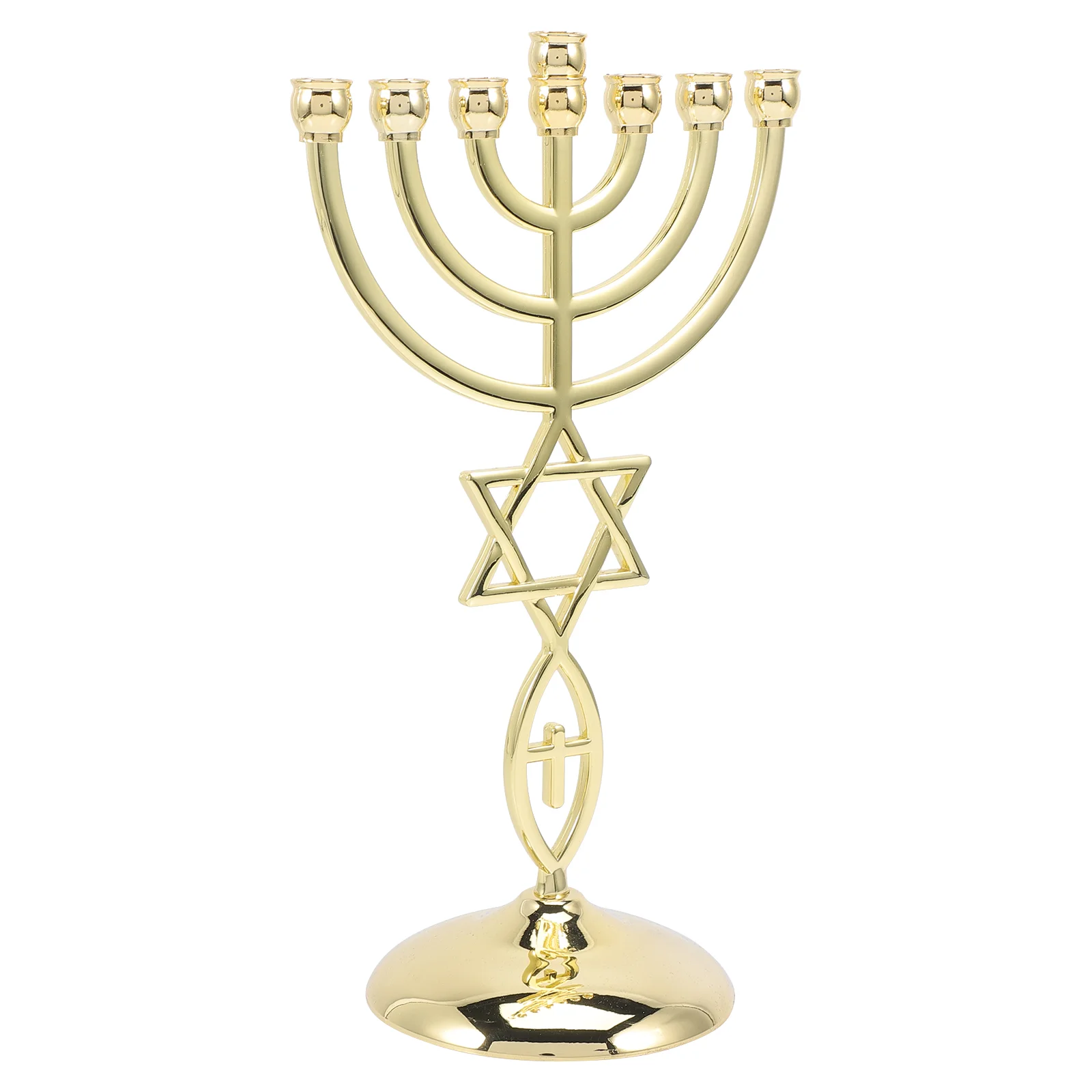 7-Headed Candelabra Chalice Holiday Decoration Holder Decorations Stand Desktop Candlestick Holders Metal Table Ornament