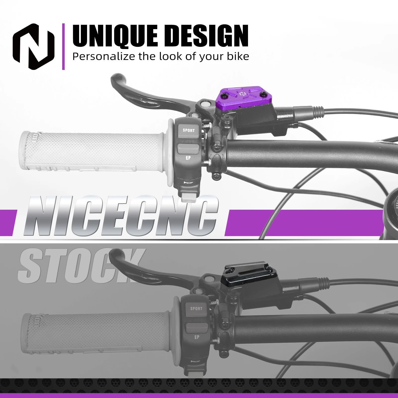 NICECNC Für Sur-Ron Light Bee X Surron Light Bee S L1E 2025 2024 Surron Ebike Vorne Hinten Bremshebel Bremse Resevoir Caps Kit – Detail 20