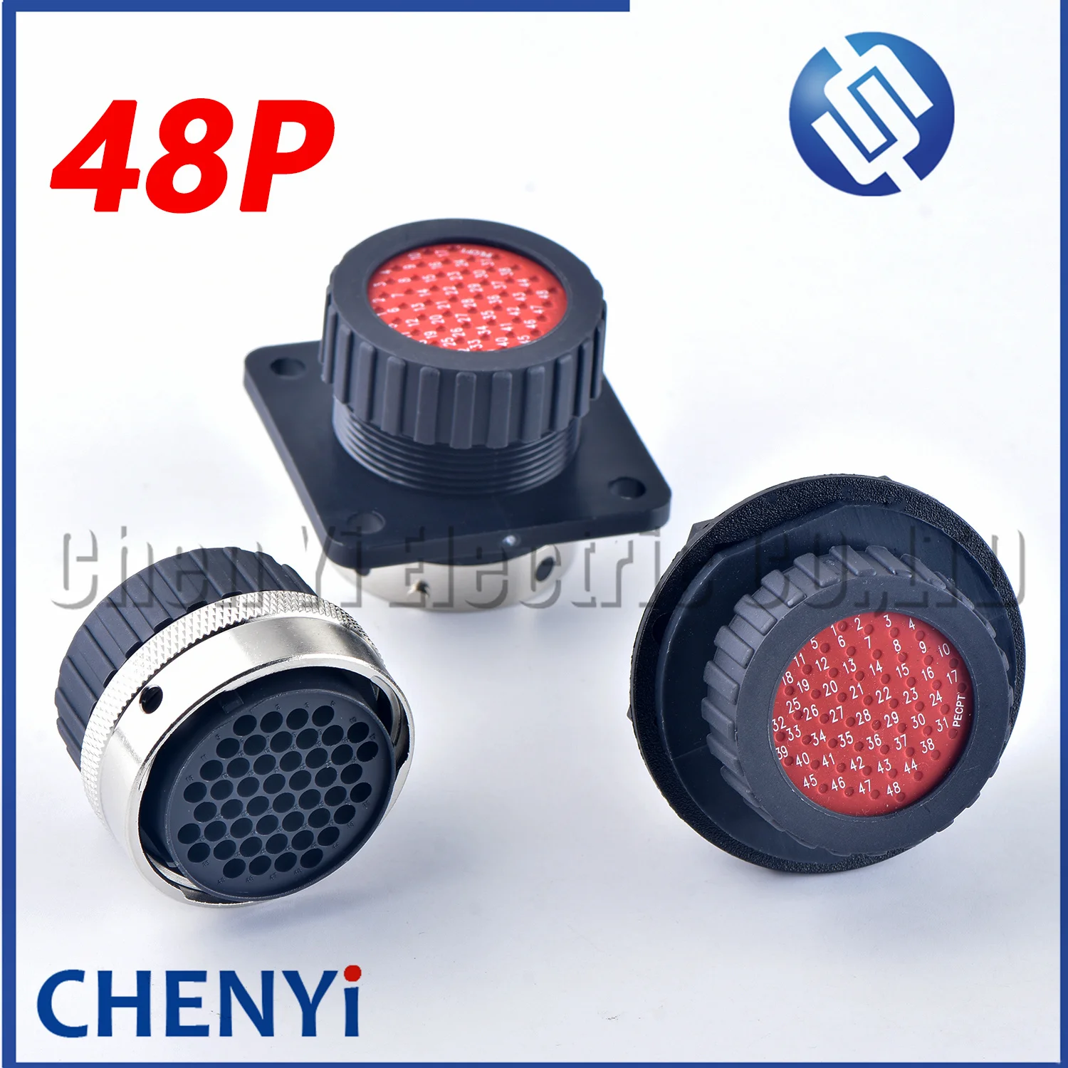 48 Pin ITT Aviation Waterproof Connector Male Female Circular Plug Socket 192900-0437 192900-0431 192900-0425 with Terminal Pin