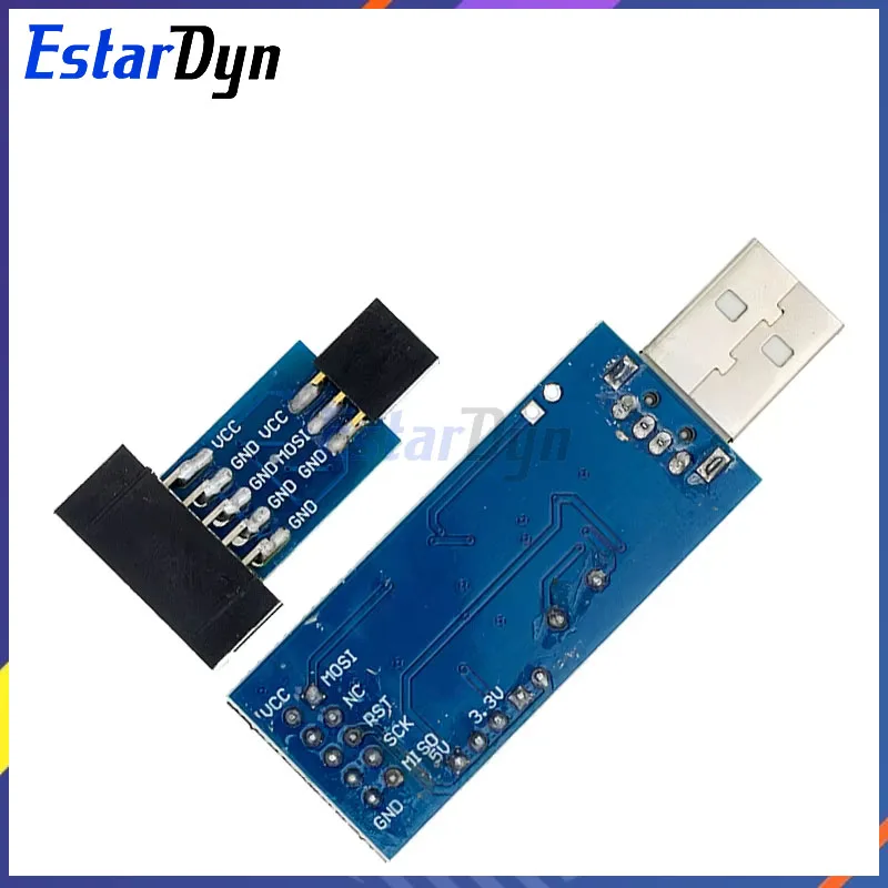 Estardyn Aluminum Shell USBASP USBISP AVR Programmer USB ISP USB ASP ATMEGA8 ATMEGA128 Support Win7 64  (Random Color)