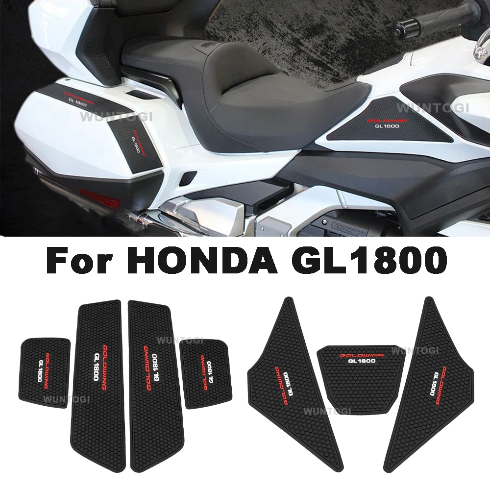 

FOR Honda GL1800 Stickers Goldwing1800 Motorcycle gl1800 Tank Pad Trunk Stickers Fuel Tank Protector Decal Knee Grip Traction G