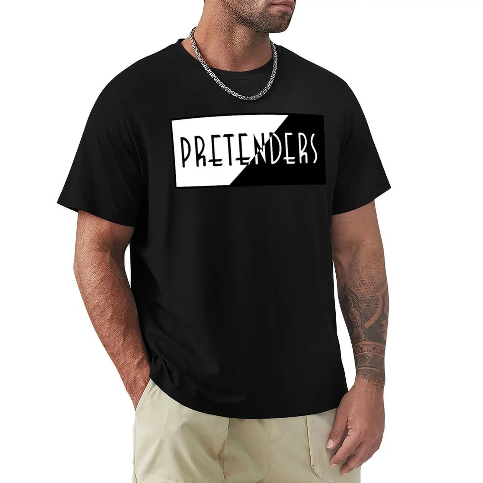 Camiseta Pretender com estampa minimalista