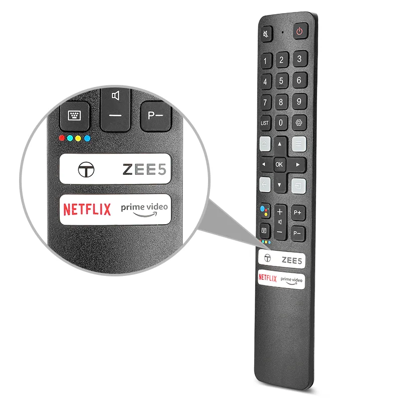 RC901V FMR5 For TCL IR Remote Control Replacement With NETFLIX PrimeVideo Buttons Compatible with TCL Smart LED T