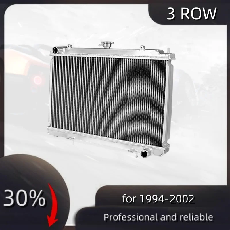 

NEW 3 ROW Aluminum Alloy Radiator FOR NISSAN SILVIA 1994 1995 1996 1997 1998 1999 2000 2001 2002S14 S15 200SX SR20DET