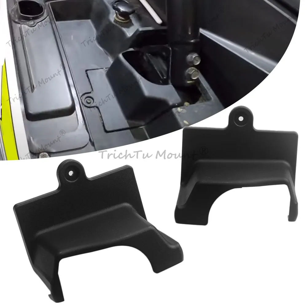 

For Polaris RZR XP Left Right Shock Reservoir Panel Cover Black Plastic Replacement for 5452043-070 5452044-070 Accessories
