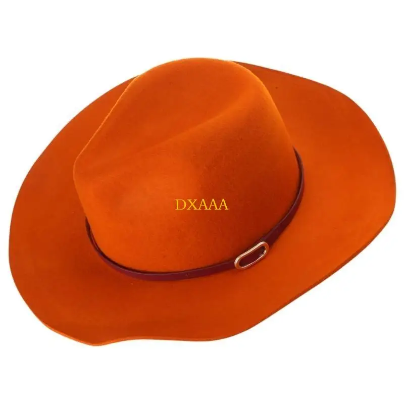 

DXAA Классические ковбойские шляпы Homburg Top Hat Hat Hat Pired Gift для парня Top Hat Costume для открытых собраний