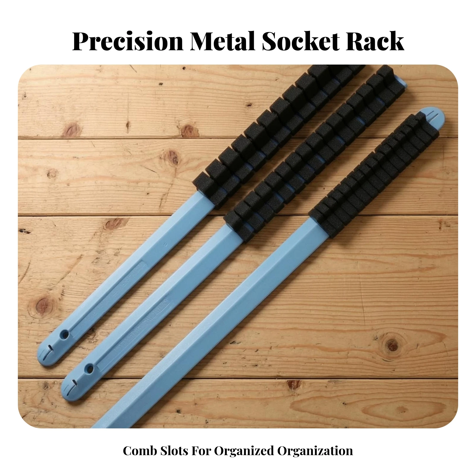 3 Pieces Organizer Portable Socket Organizer Bar for Mechanics, Toolbox, Garage 4