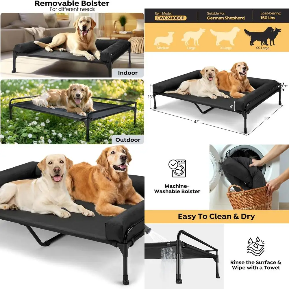 Elevated Dog Cot Wi…