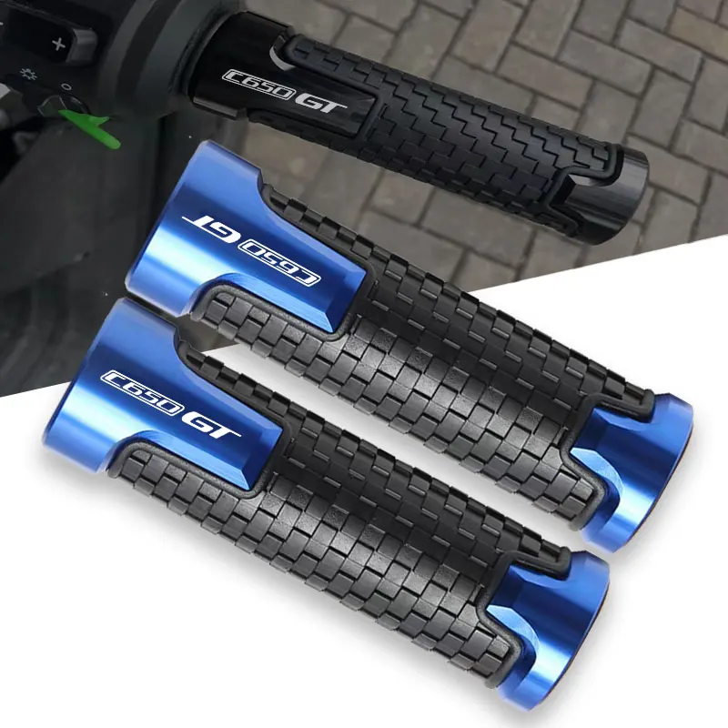 

For BMW C650GT C650 C600 SPORT R1200R/RS R1200RT R1200GS Accessories 7/8 " Motorcycle Non Slip Handlebar GripCNC Hand Bar Grips