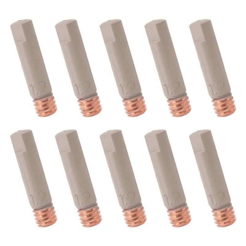 RABIT AS59~ 10Pcs MB15AK Welding Nozzle Tips Coating Protect M6 Gas Nozzle Tip MIG Welding Tool Parts