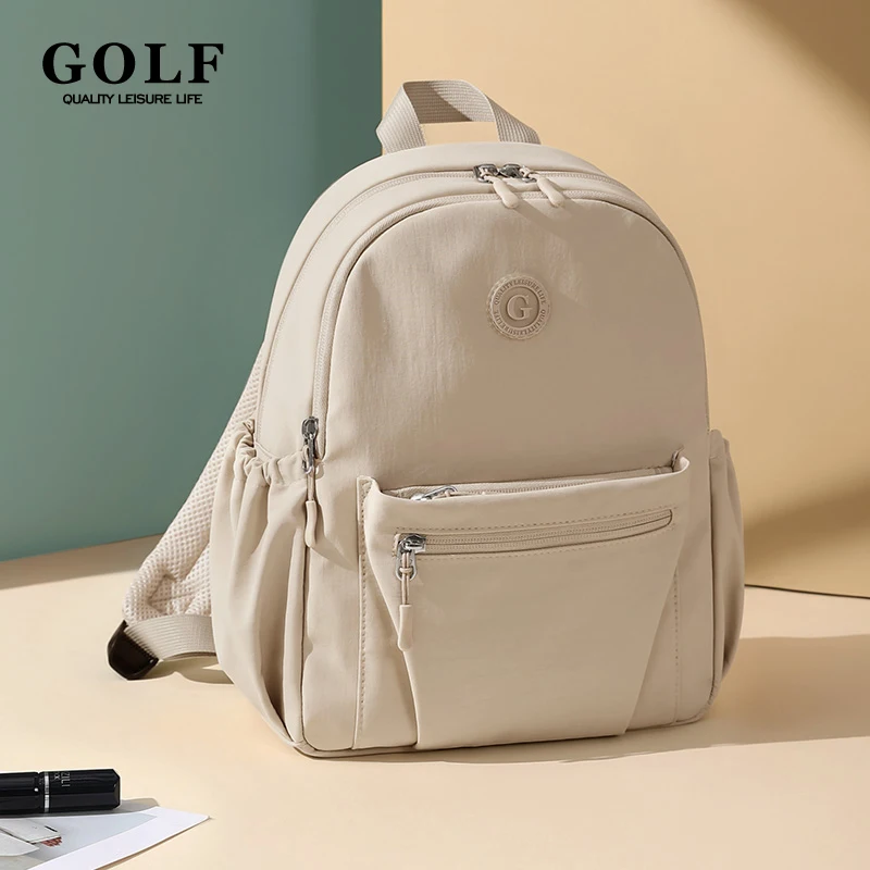 GOLF iPad Backpack Women Nylon Waterproof 10 9 inch Tablet Bag Cute Ladies Backpacks with Compartment Multi Pockets Anti Theft