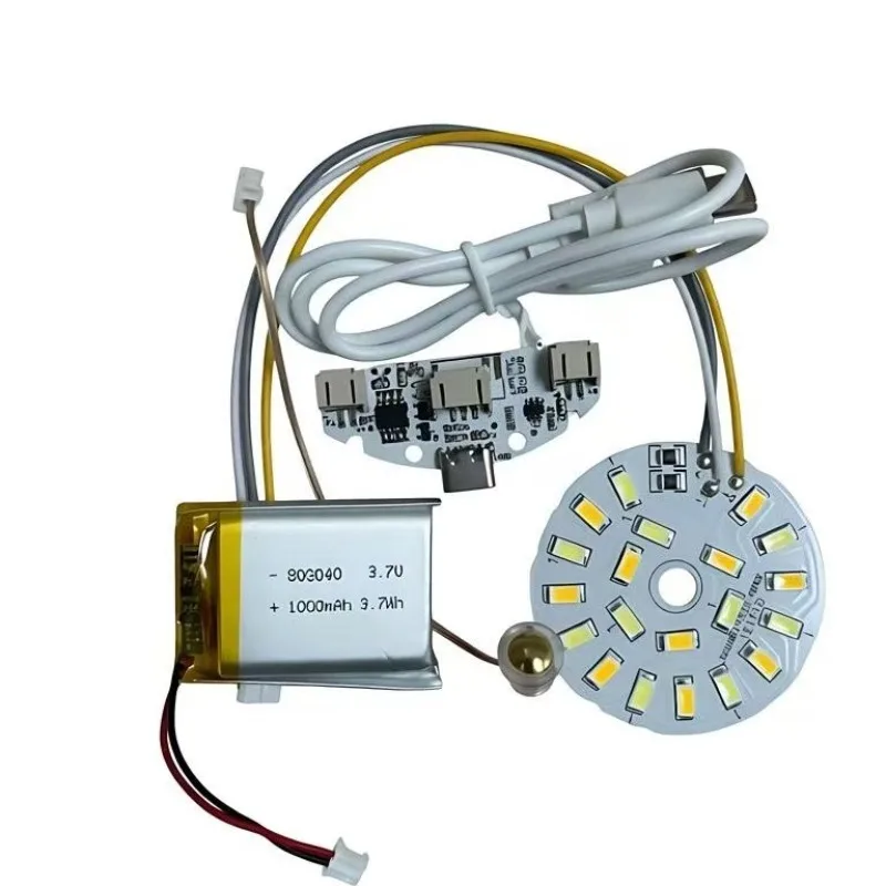 For 5V Single Dual Color Touch Dimming Color Changing Night Light Control Board Type-C Charging LED Lamp Module