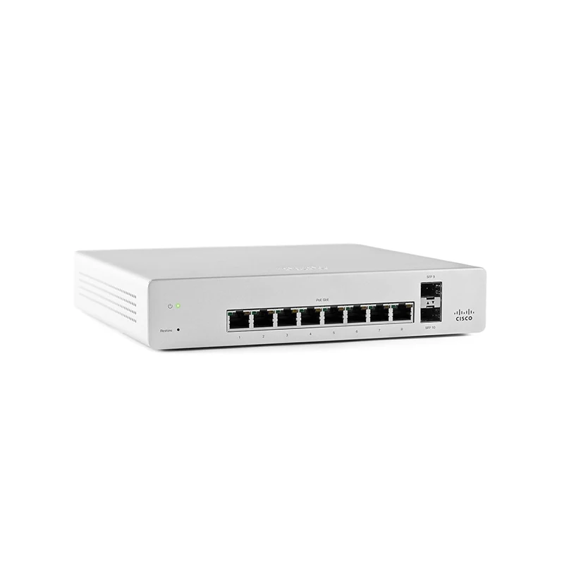 MS220-8P-HW New Meraki MS220-8P L2 Cloud Managed 8 Port GigE 124W PoE Switch