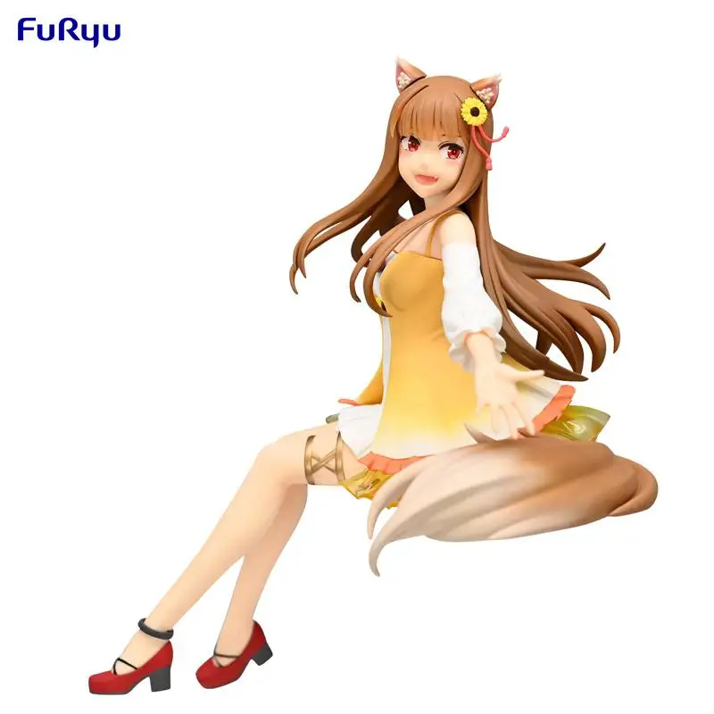 Furyu Spice and Wolf Holo Sunflower Dress Ver Noodle Stopper Figure Anime Action Model Collectible Toys Gift