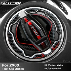 For Z900 Z 900 3D Motorcycle Fuel Tank Cap Sticker Protection Decal 2023 2024