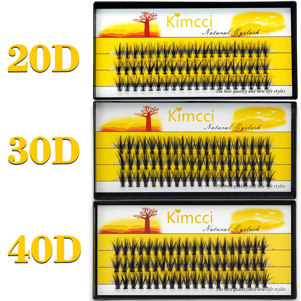 20D/30D/40D/50D 60 Bundles Mink Eyelashes Extension Natural 3D Russian Volume False Lashes Individual Cluster Makeup Tools Cilia