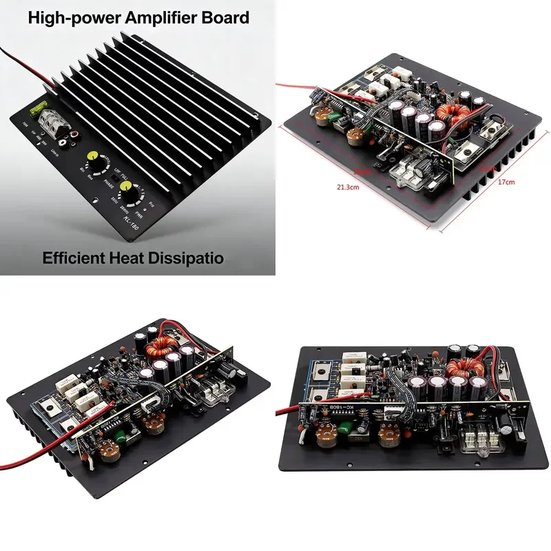 Car Audio Single-channel Car Power Amplifier 1000W12V Subwoofer Board KL-180 Power Amplifier