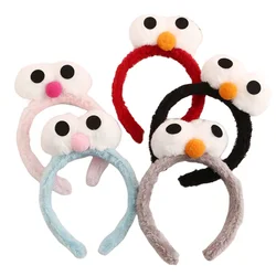 Sesame Street Cute Cartoon Headband Plush Big Eyes Selling Cute Selfie Funny Face Washing Pressed Hair Bundle Headwear Female