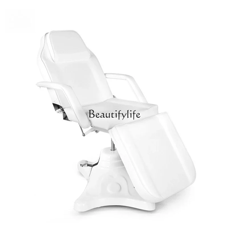 

01-Beauty bed massage chair FRP hydraulic lifting barber chair massage ear chair