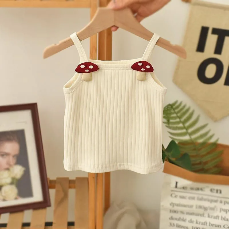 Baby Girl Suspender Summer Wear Foreign Style Korean  Children's Clothing Children's Baby Versatile Top Girls Short Small Vest