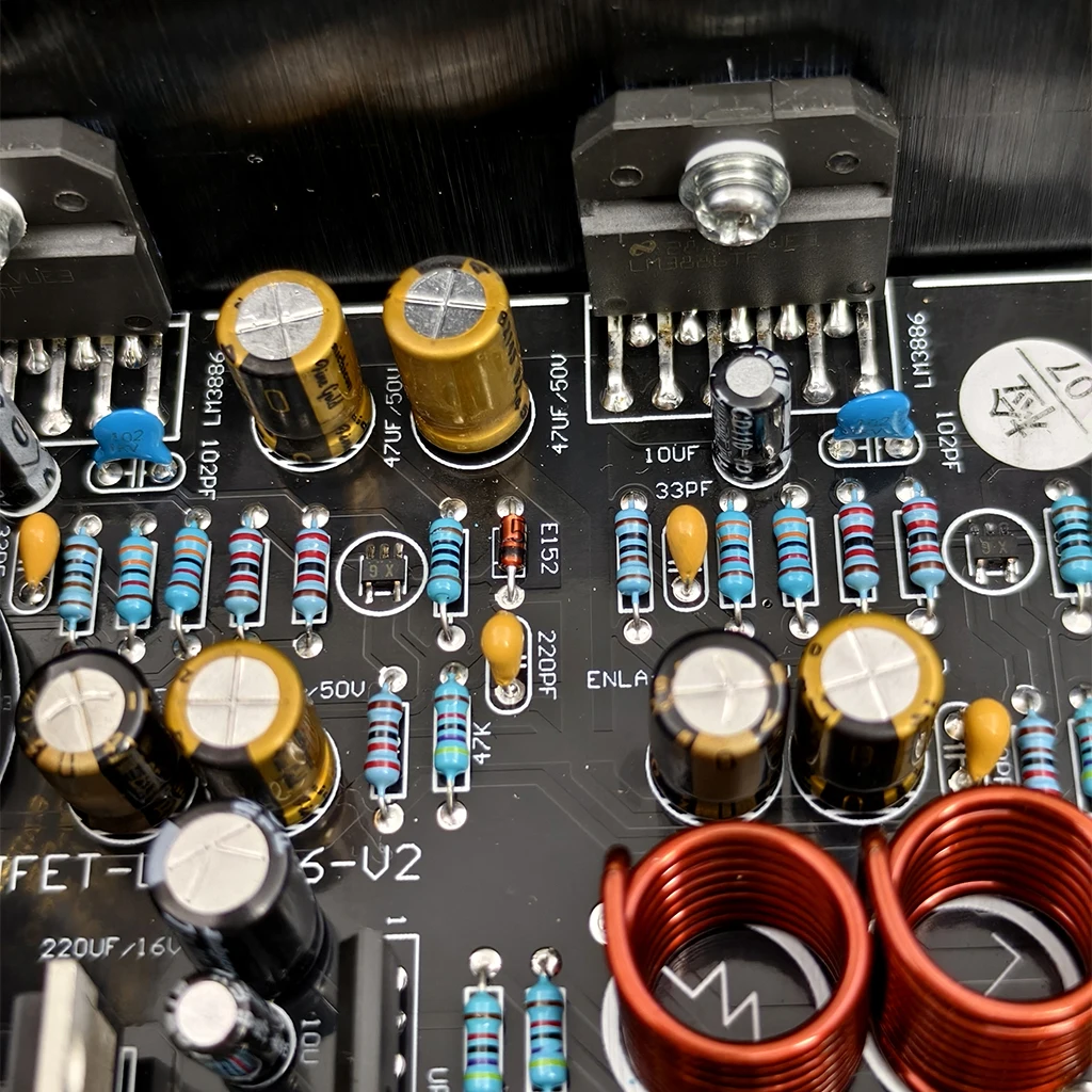 2025 LM3886 2.0CH power amplifier board kits Field effect transistor differential JFET power amplifier board