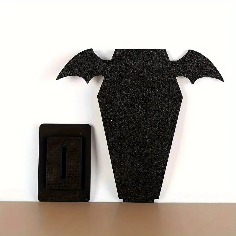 Gothic Bat Shaped Earring Display Stand 3D Printed Jewelry Display Stand Earring Stand Detachable