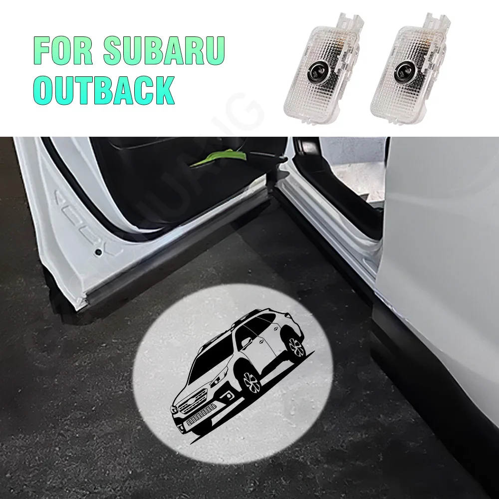 

Car Door Welcome Light For Subaru Outback 2024 2023 2022 2021 2020 2019 2018 2017-2012 LED Door Projection Light Car Accessories