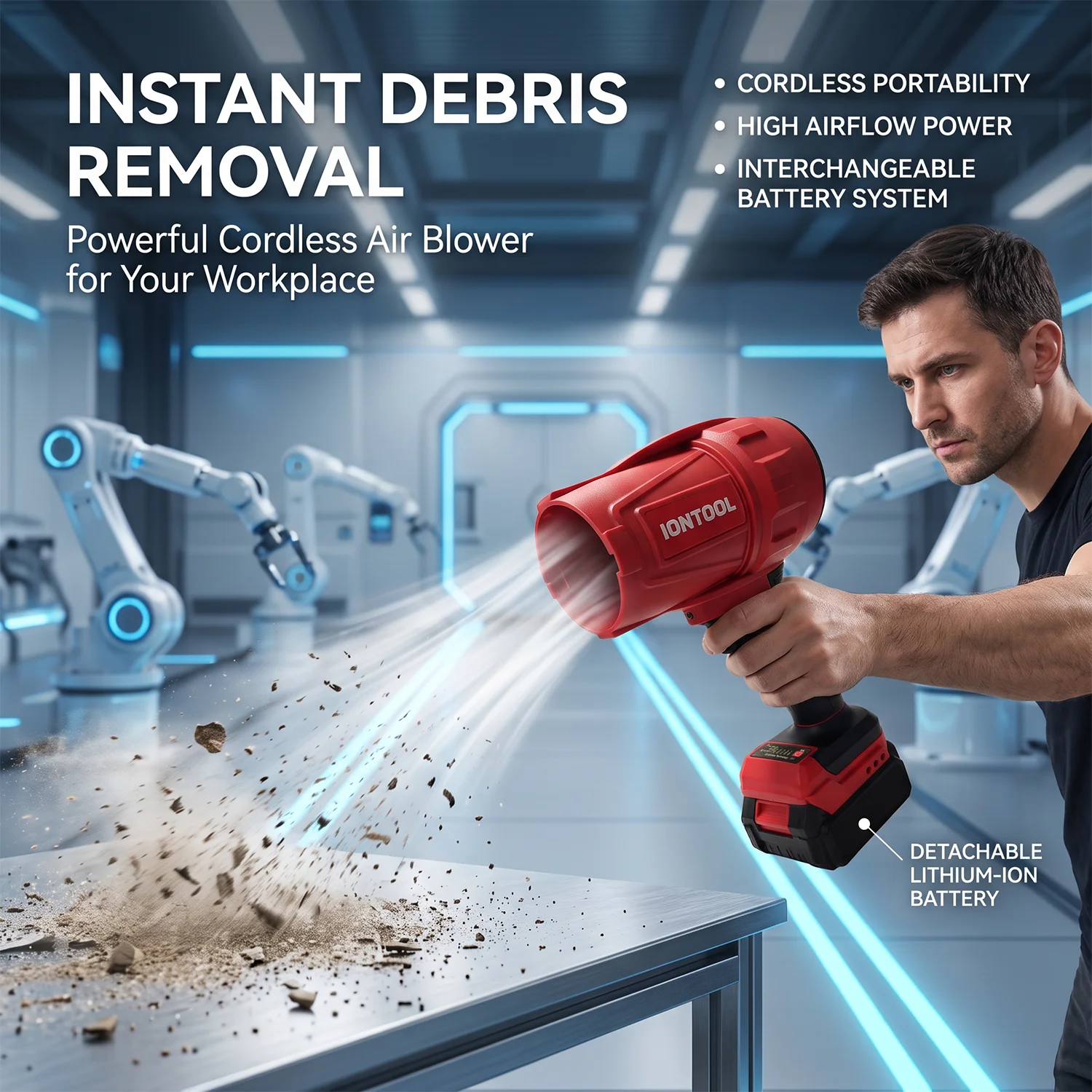 IONTOOL Duurzame rode draadloz - Power Tools Red recensie en prijs