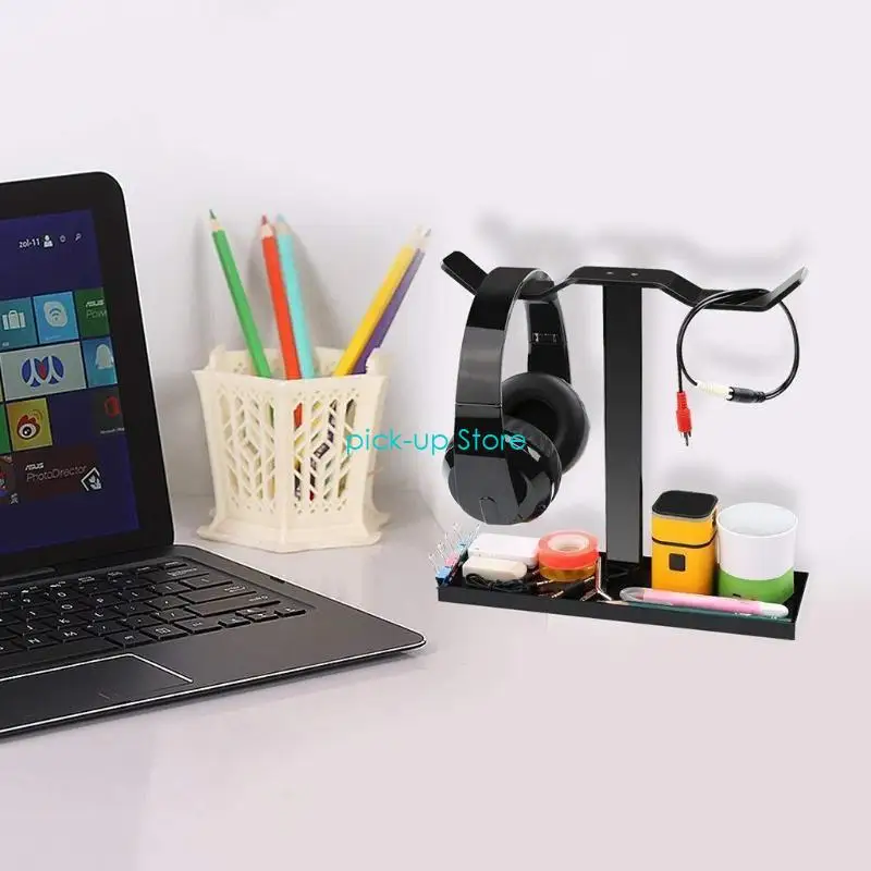 Q5wa stand suportando suporte para o suporte do fone ouvido, elegante design estável fundação estável