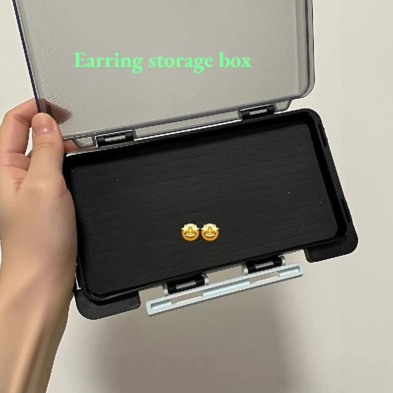 

Ring exquisite display frame storage stud earring box large capacity jewelry box