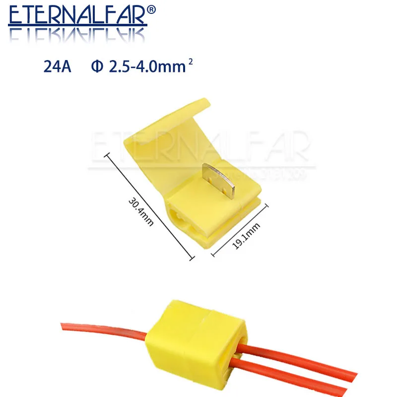 Terminal Joint Break Clamp Quick Wire Crimp Splitter 5V-220V 10-24A Connector  Home Appliance Connettore 12V Cable Connectors