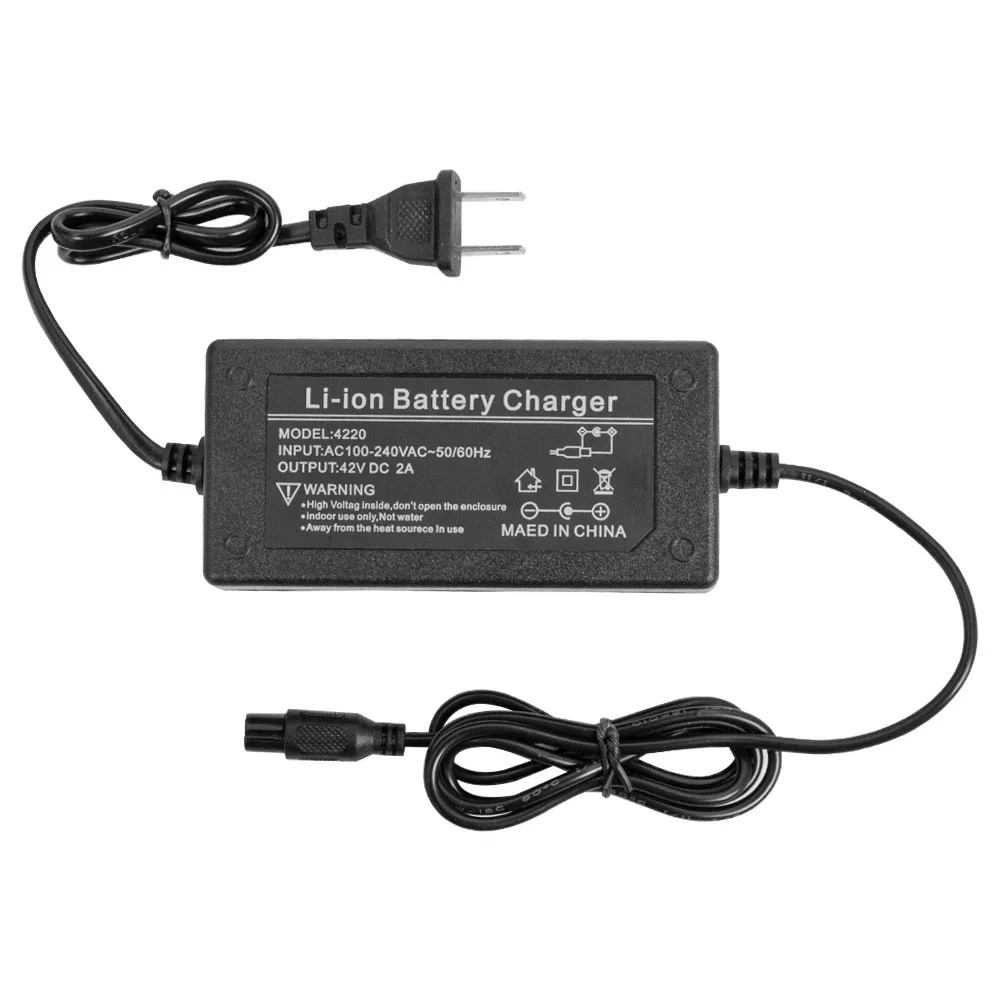 42v 2A Lithium Battery Charger for Hoverboard Self-Balancing E-Bike Scooter Bicycle Li ion Chargers Accessories