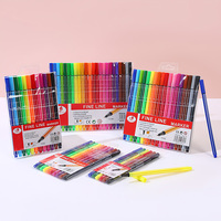 6/12/18/24 Colors Colorful Fineliner Marker Set Water-Based Micron Pens for Drawing Painting Manga School Office Art Supplies