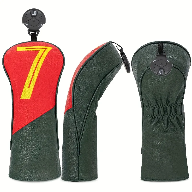 غطاء رأس نادي الجولف 777 - تصميم متين ومقاوم للغبار ومطرز، مثالي لحماية نادي الجولف الخاص بك، غطاء رأس نادي الجولف