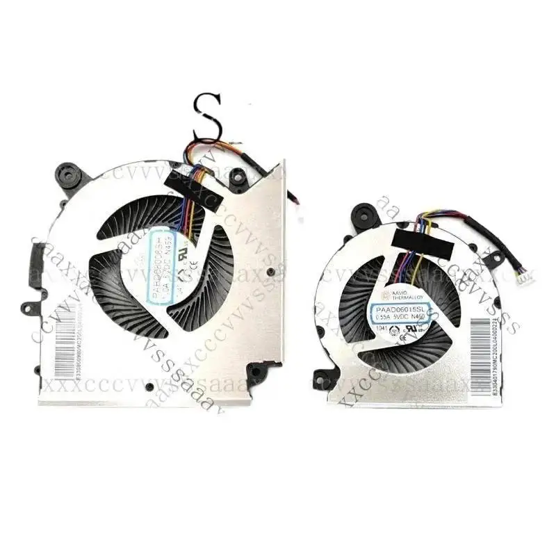 

New For Pulse GL66 GL76 11UCK 11UDK 11UEK 12UEK 12UGK MS-1581 MS-17L1 Laptop CPU & GPU Cooling Fan 5VDC *&*