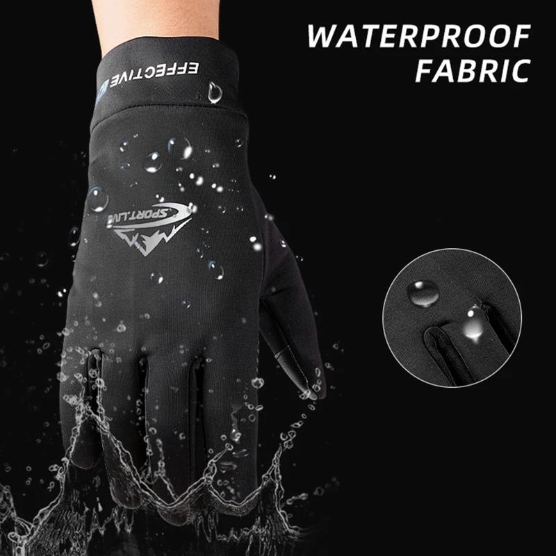 Winter Outdoor Sports Running Glove Warm for Touch Screen Gym Fitness Full Finge